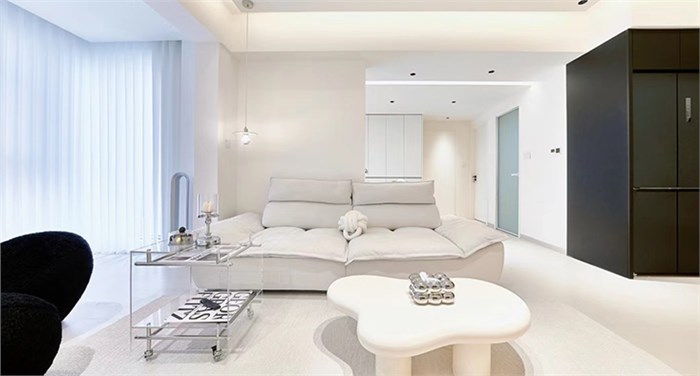 長(zhǎng)沙濱江左岸-103m²現(xiàn)代極簡(jiǎn)·極刻美家全屋整裝